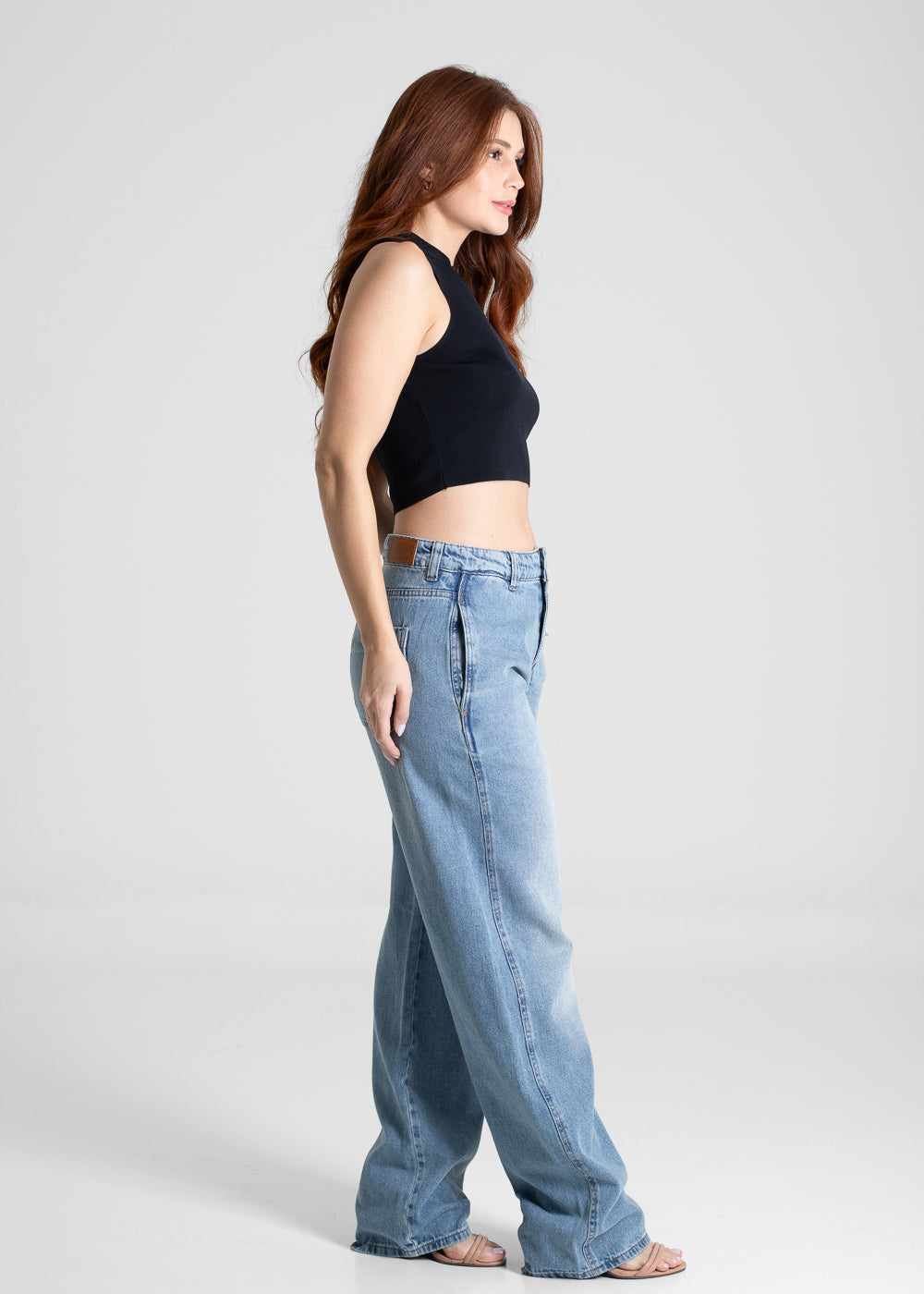 Calça Jeans Sawary Barrel - 280502 AZUL