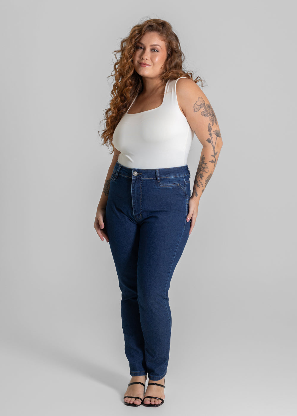 Calça Jeans Sawary Plus Size - 280508 AZUL