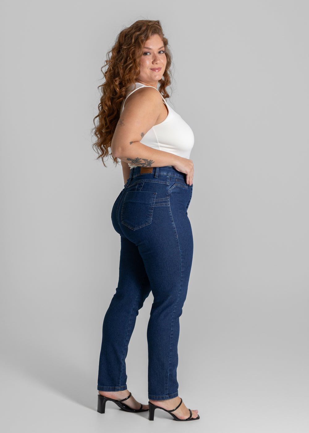 Calça Jeans Sawary Plus Size - 280508 AZUL
