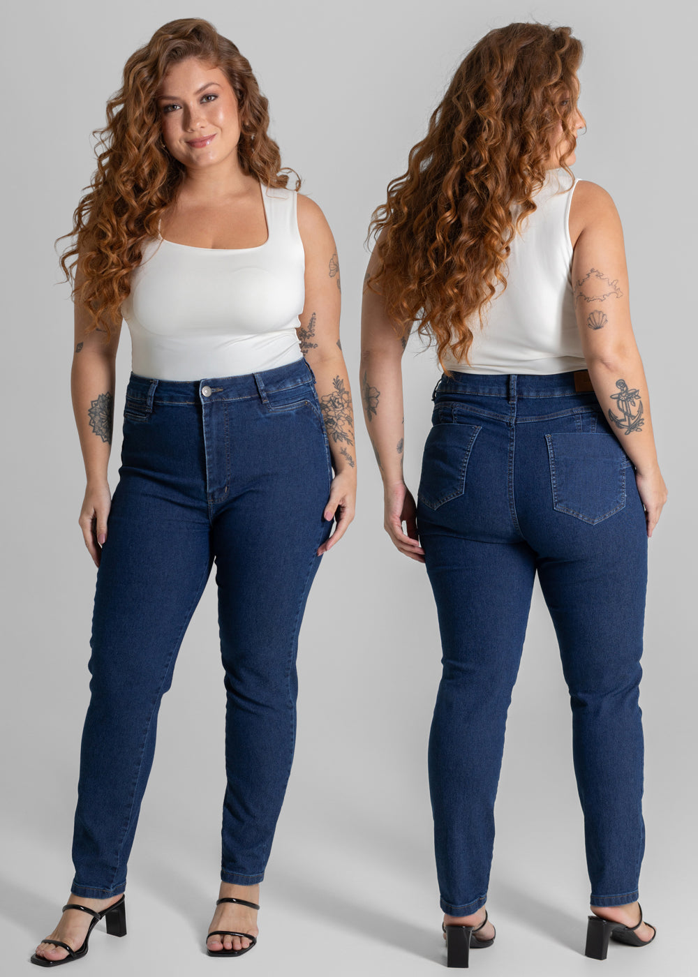 Calça Jeans Sawary Plus Size - 280508 AZUL