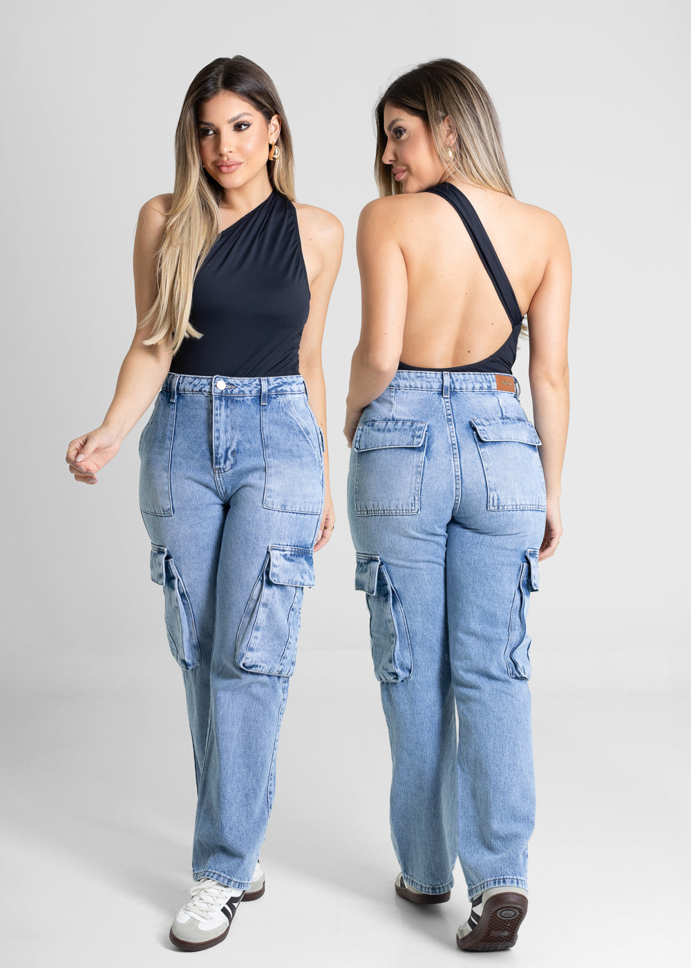 Calça Jeans Sawary Reta Petit - 280511 AZUL