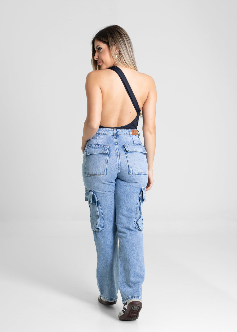 Calça Jeans Sawary Reta Petit - 280511 AZUL