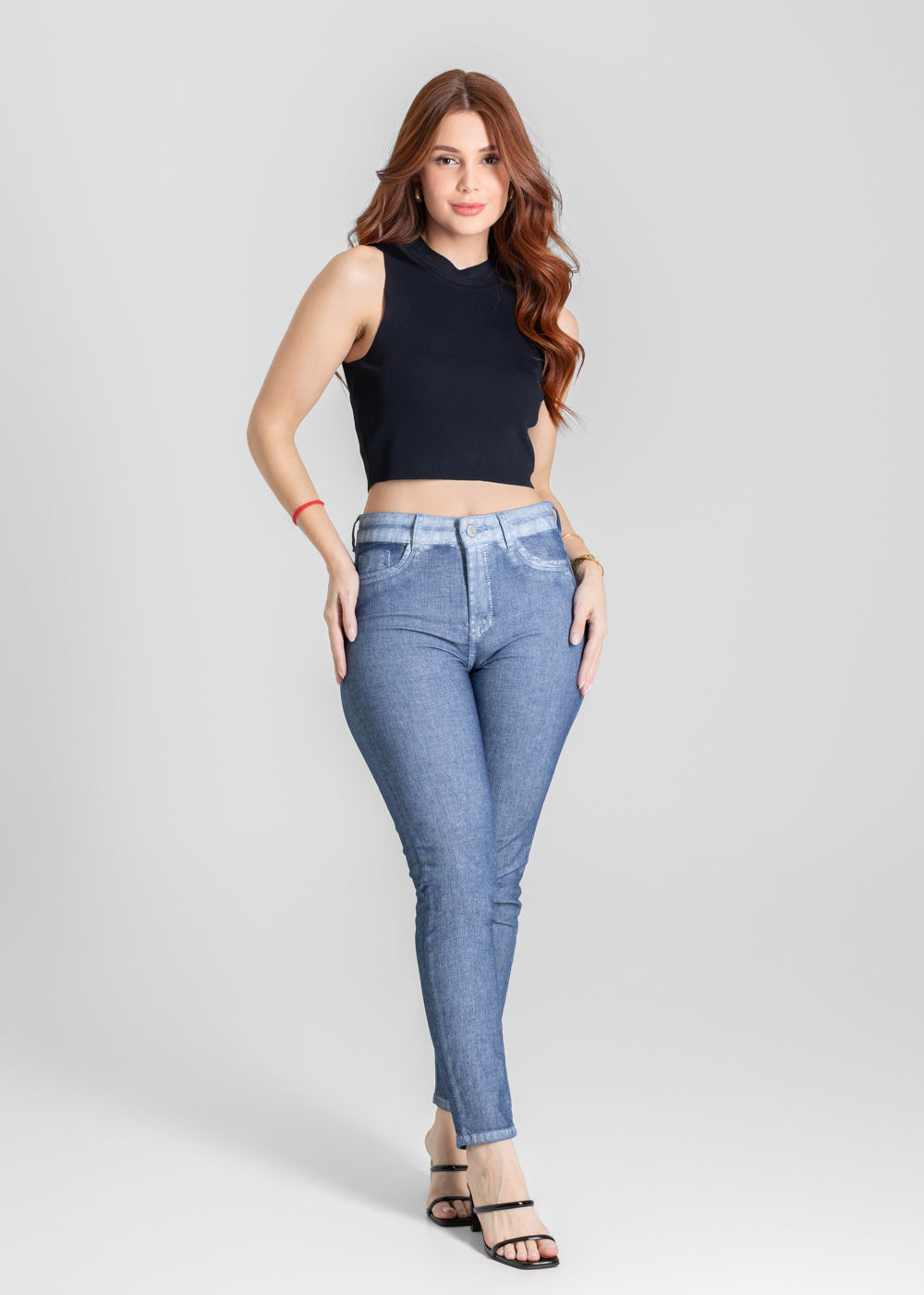 Calça Jeans Sawary Levanta Bumbum - 280512 AZUL