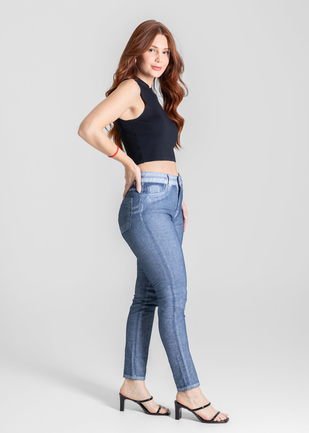 Calça Jeans Sawary Levanta Bumbum - 280512 AZUL