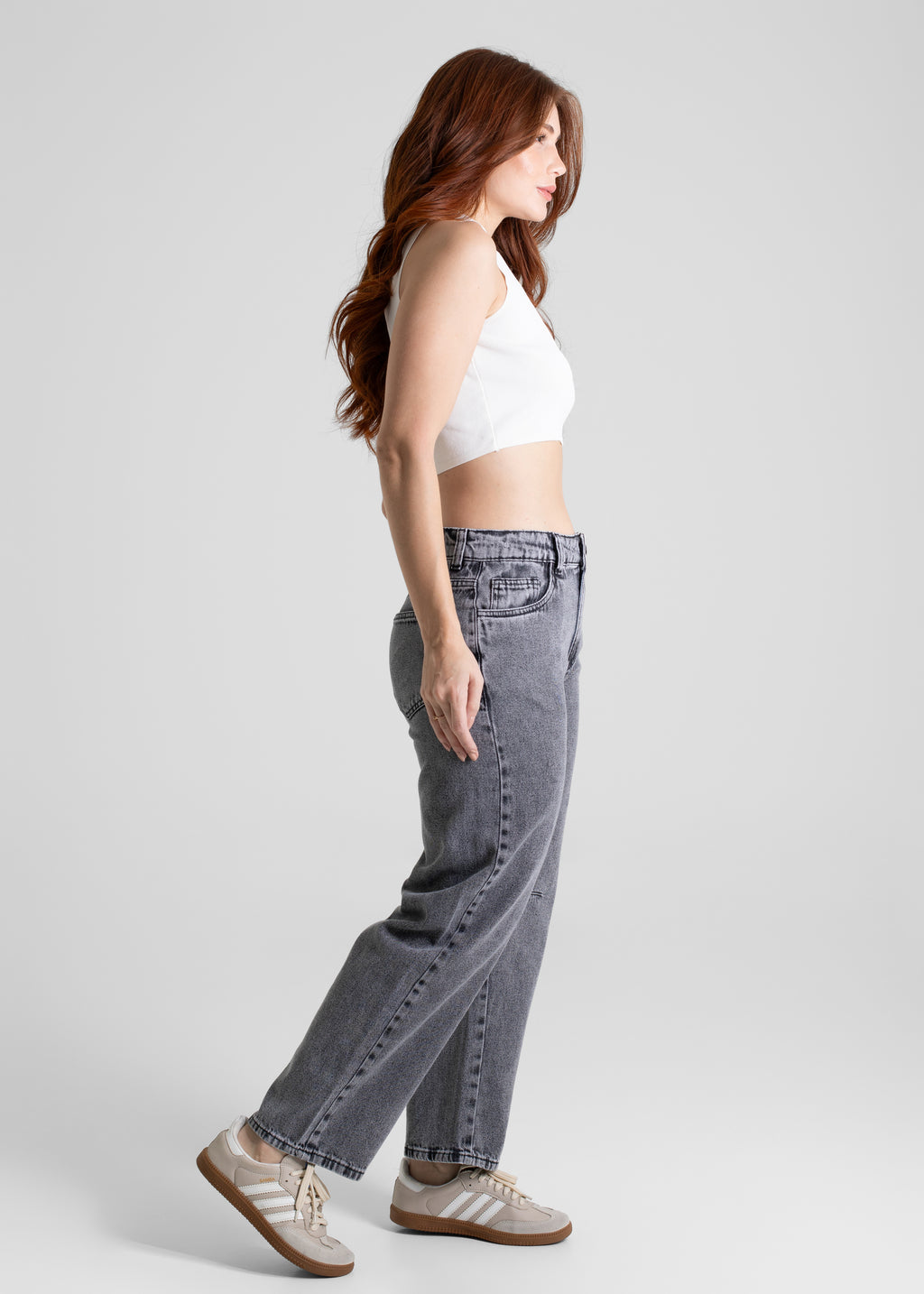 Calça Jeans Sawary Barrel - 280513 PRETO