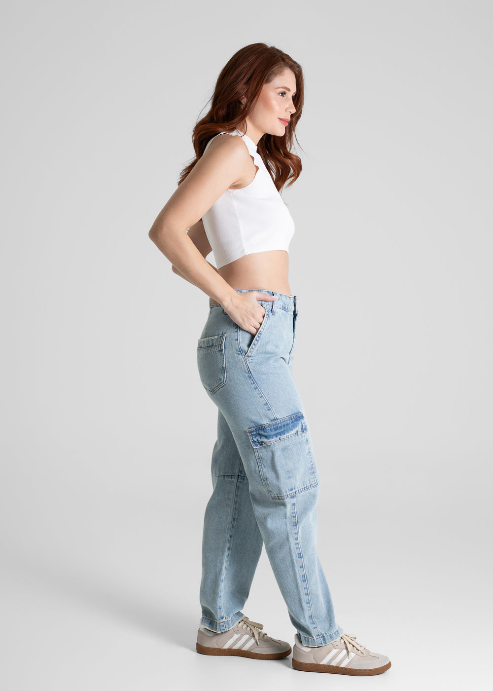 Calça Jeans Sawary Barrel - 280514 AZUL