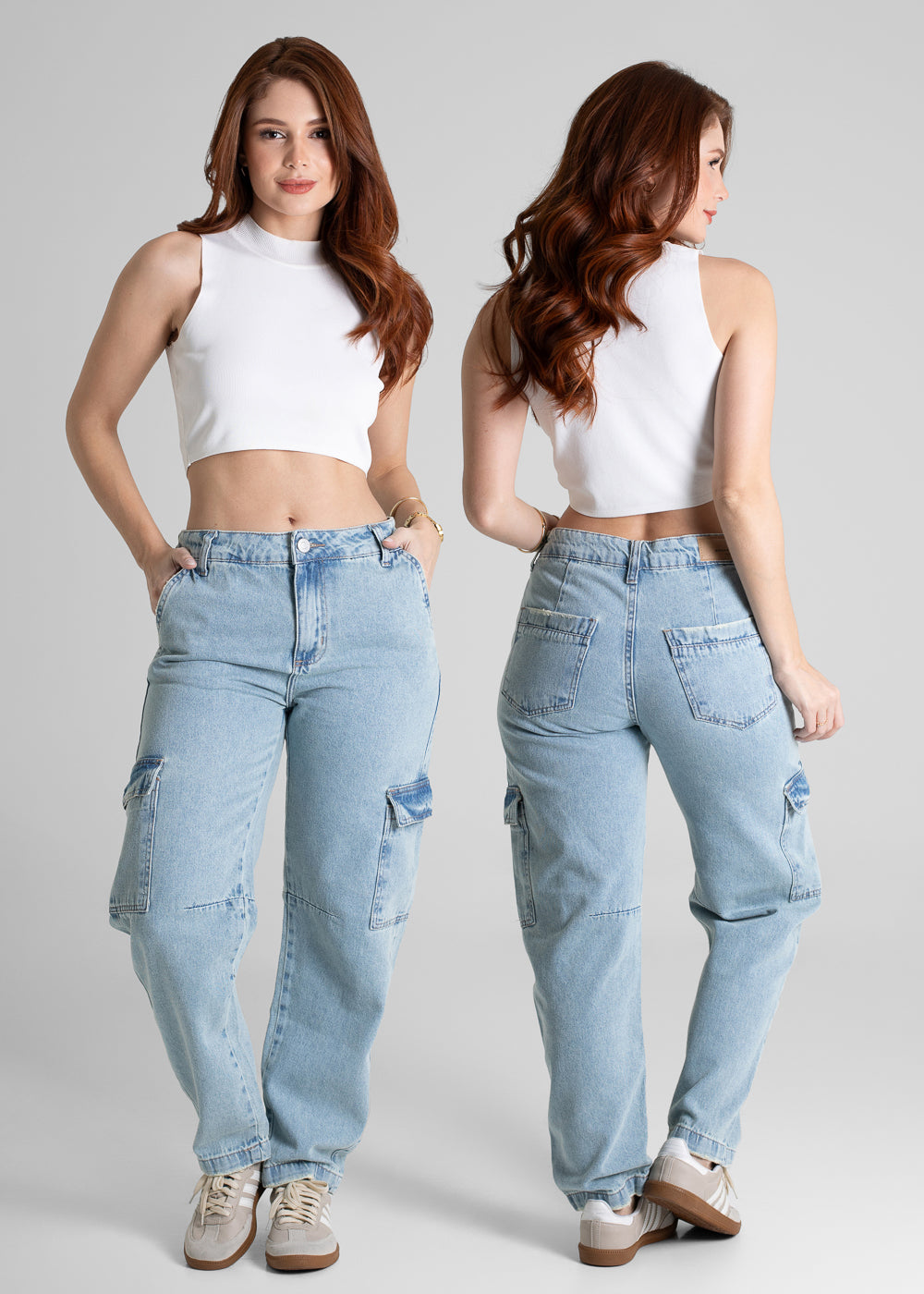 Calça Jeans Sawary Barrel - 280514 AZUL