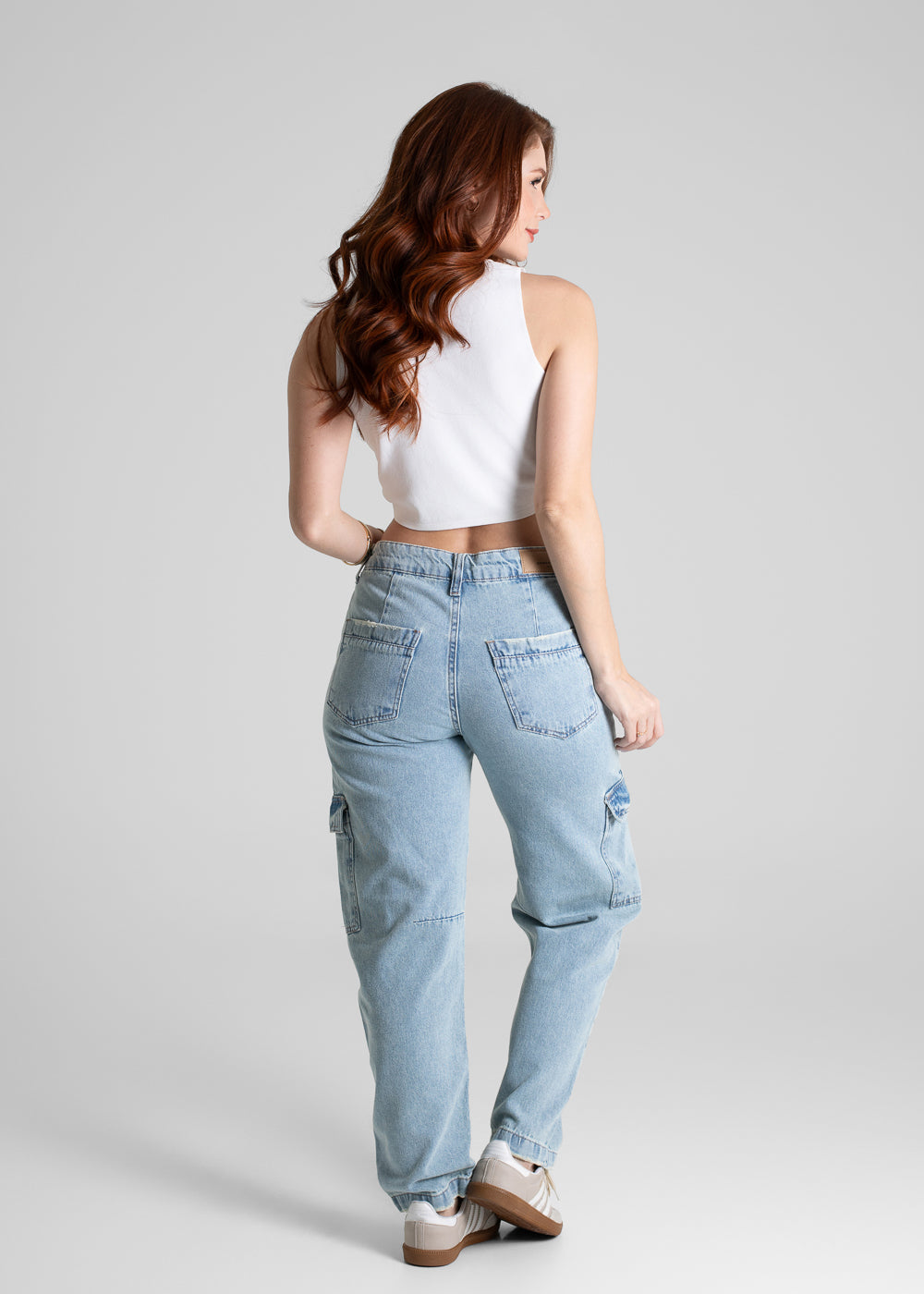 Calça Jeans Sawary Barrel - 280514 AZUL