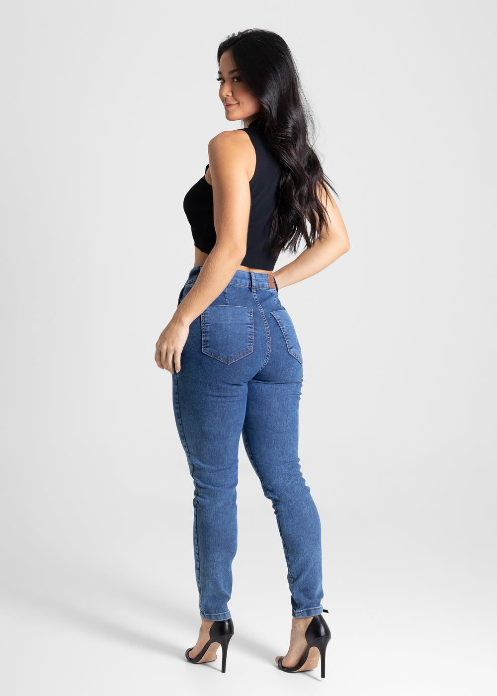 Calça Jeans Sawary Cigarrete - 280515 AZUL