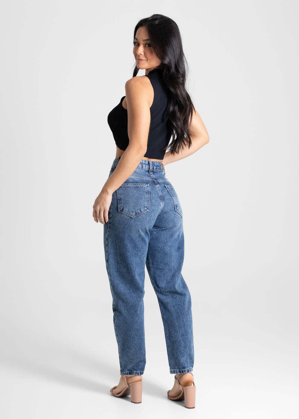 Calça Jeans Sawary Barrel - 280516 AZUL