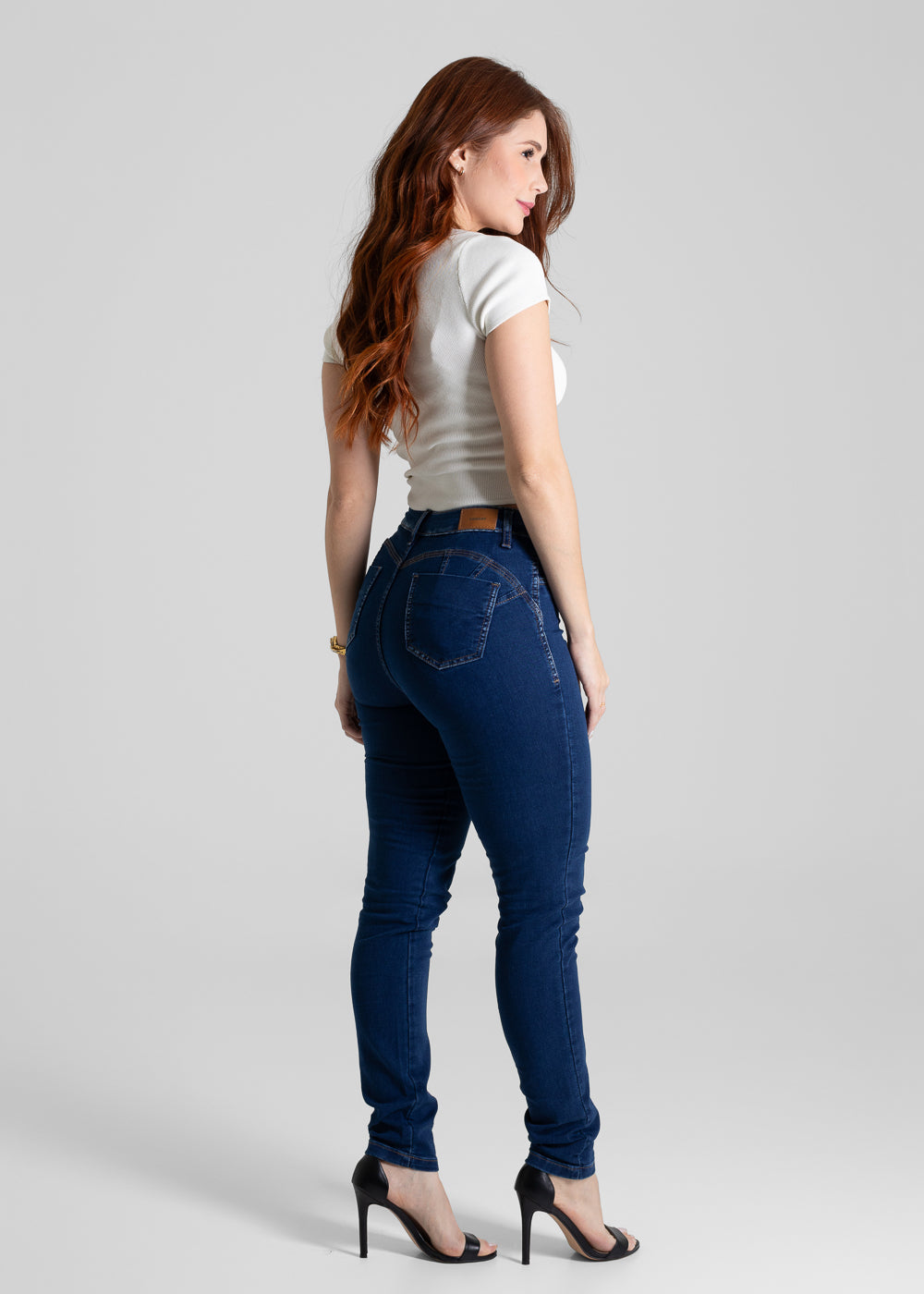 Calça Jeans Sawary Modela Bumbum - 280519 AZUL