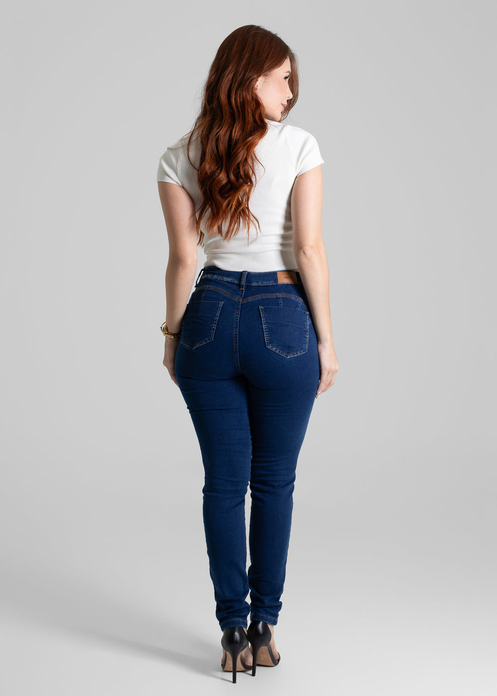 Calça Jeans Sawary Modela Bumbum - 280519 AZUL