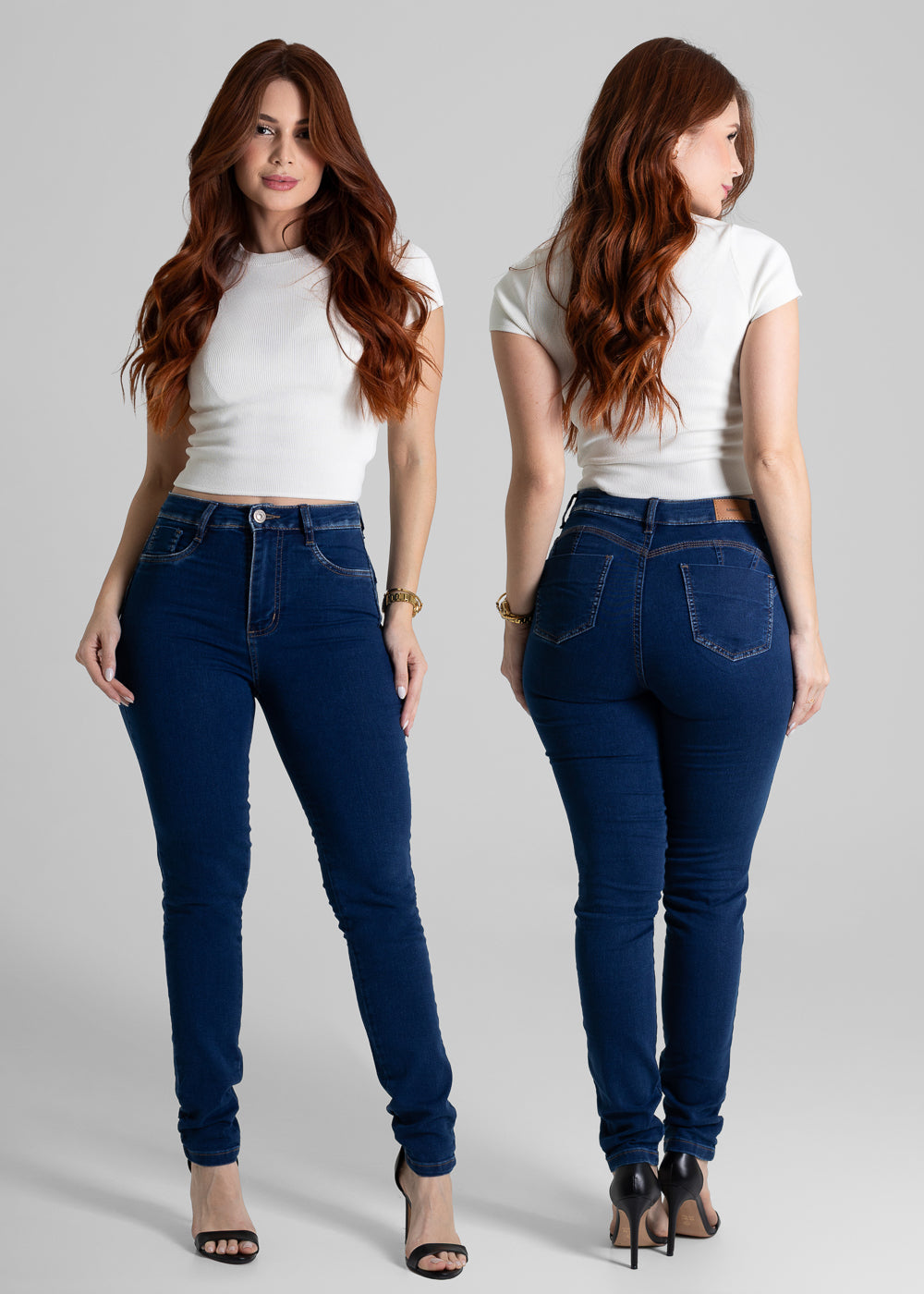 Calça Jeans Sawary Modela Bumbum - 280519 AZUL