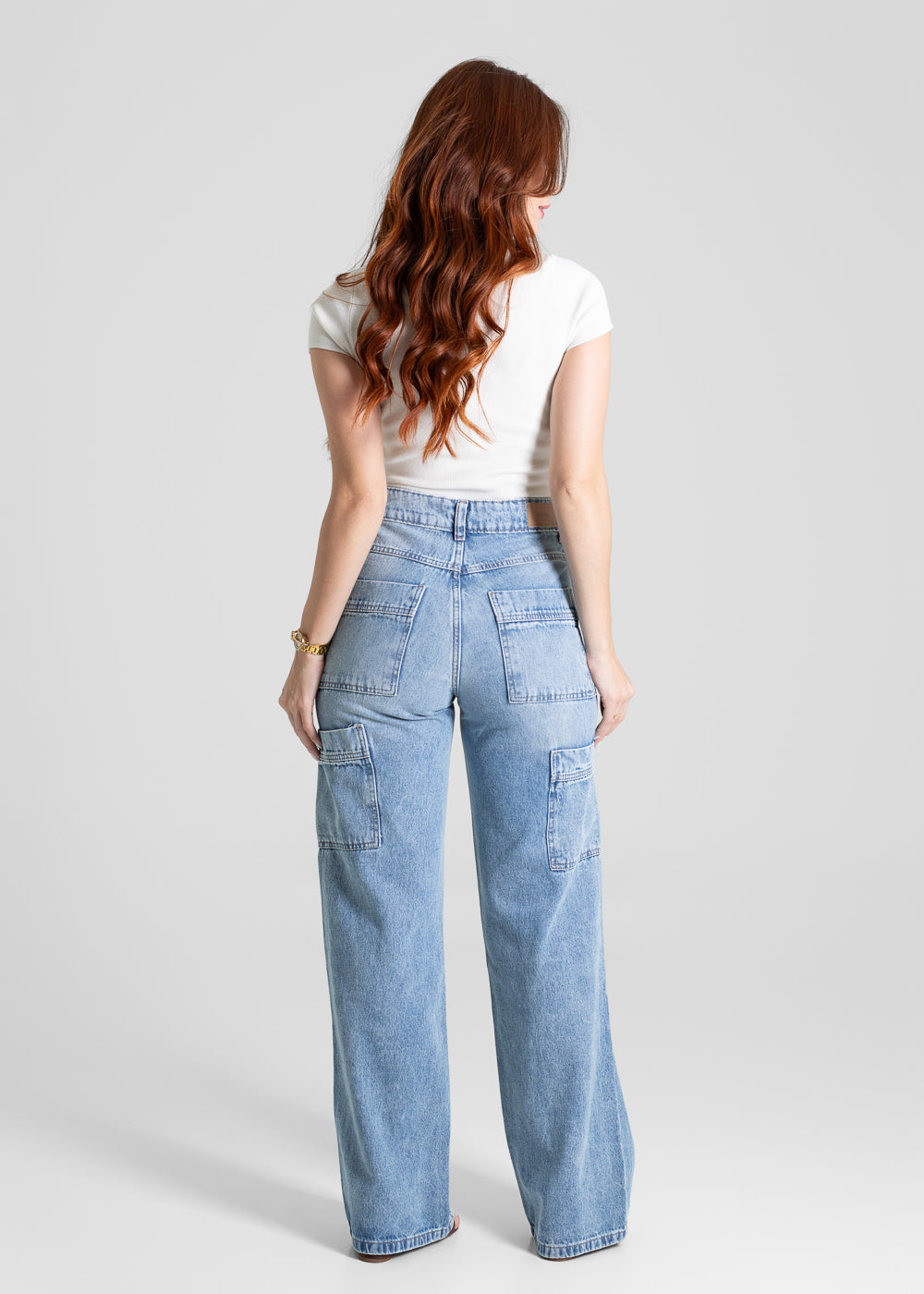 Calça Jeans Sawary Wide Leg - 280524 AZUL