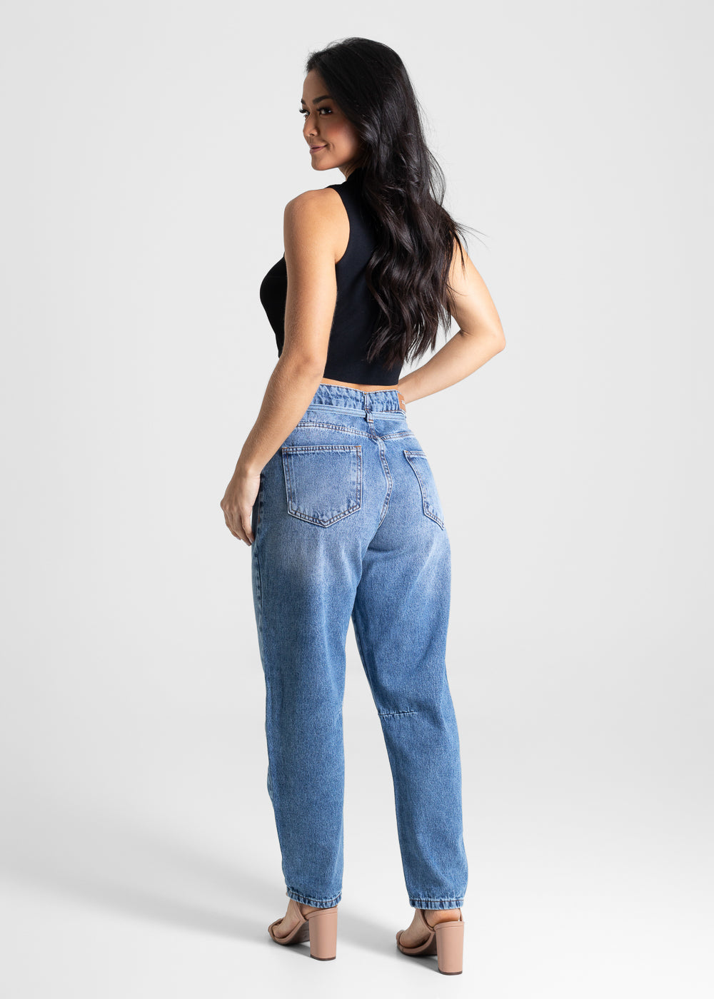 Calça Jeans Sawary Barrel - 280525 AZUL