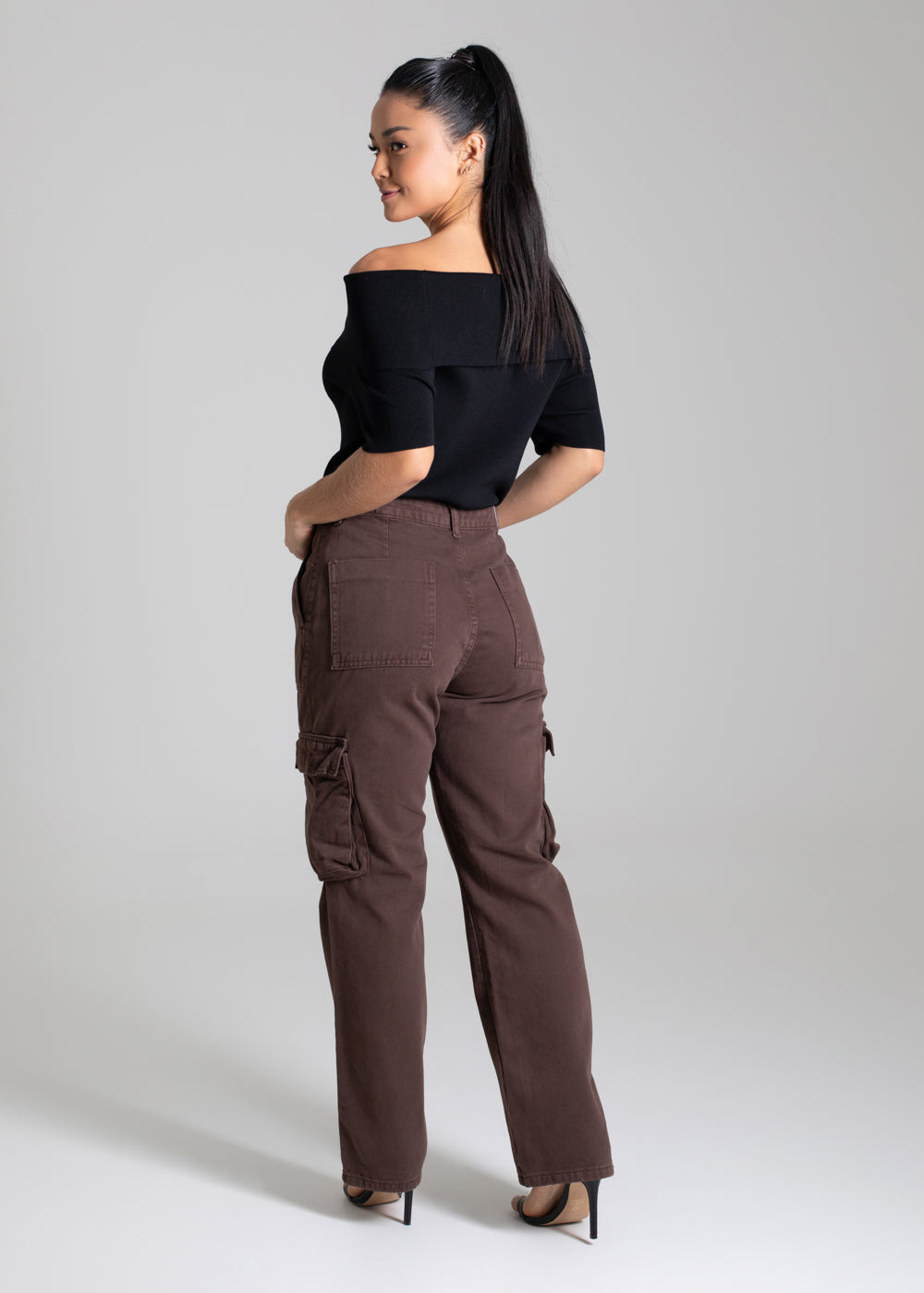 Calça Sarja Sawary Reta Petit - 280527 MARROM