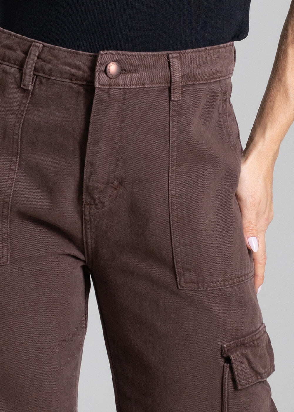 Calça Sarja Sawary Reta Petit - 280527 MARROM