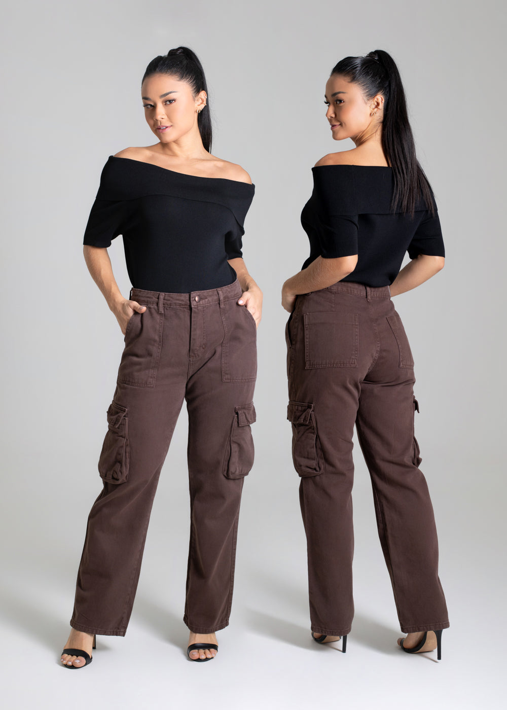 Calça Sarja Sawary Reta Petit - 280527 MARROM