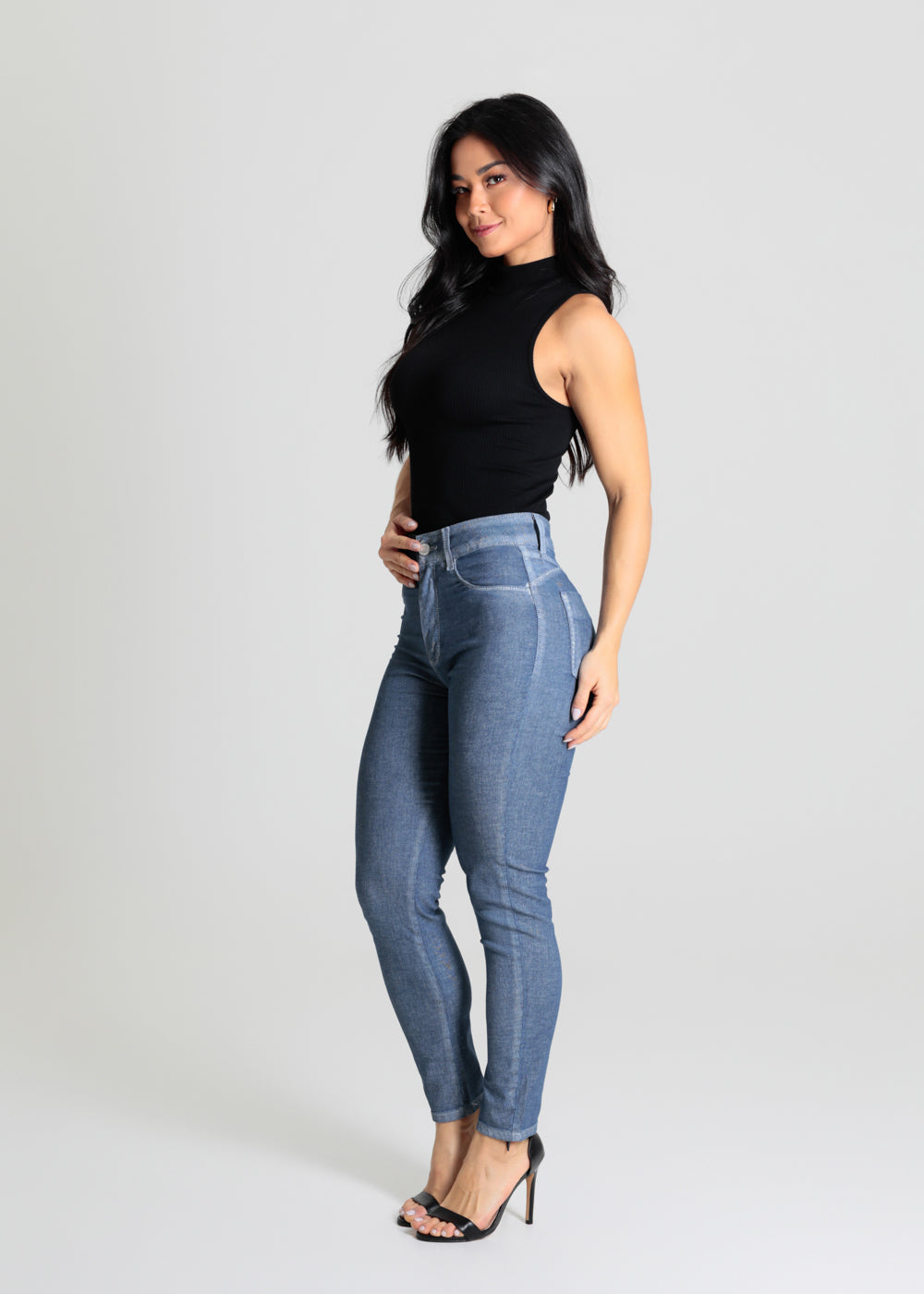 Calça Jeans Sawary Push Up - 280533 AZUL
