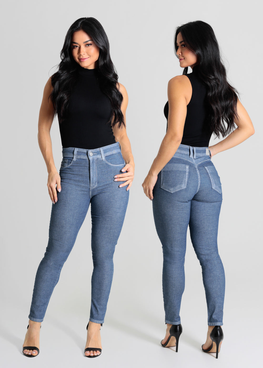 Calça Jeans Sawary Push Up - 280533 AZUL