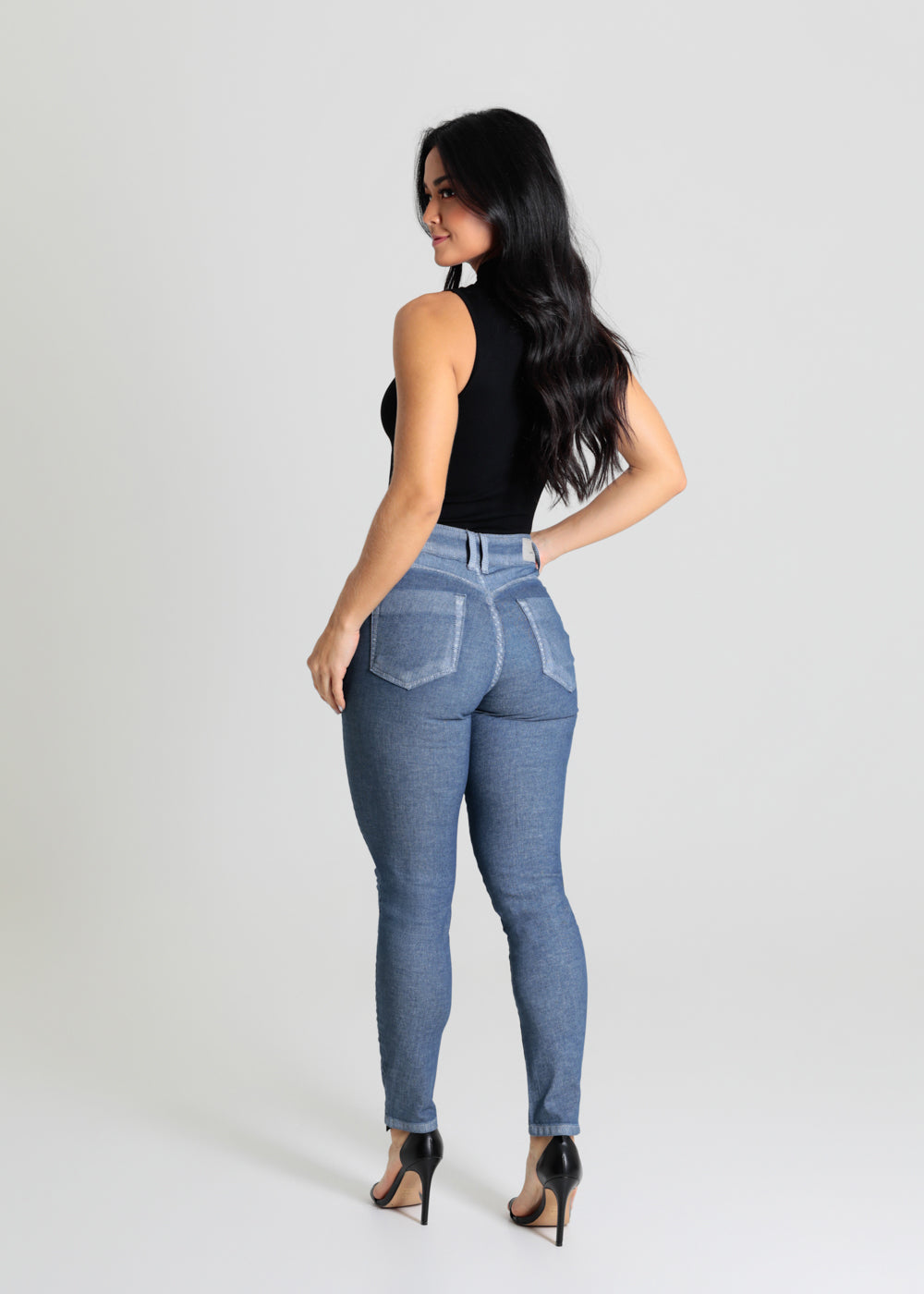 Calça Jeans Sawary Push Up - 280533 AZUL