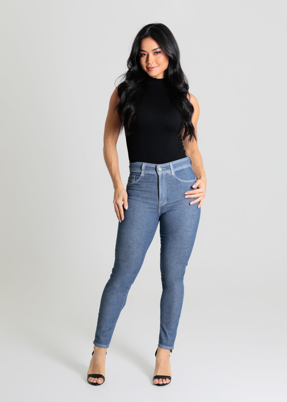 Calça Jeans Sawary Push Up - 280533 AZUL