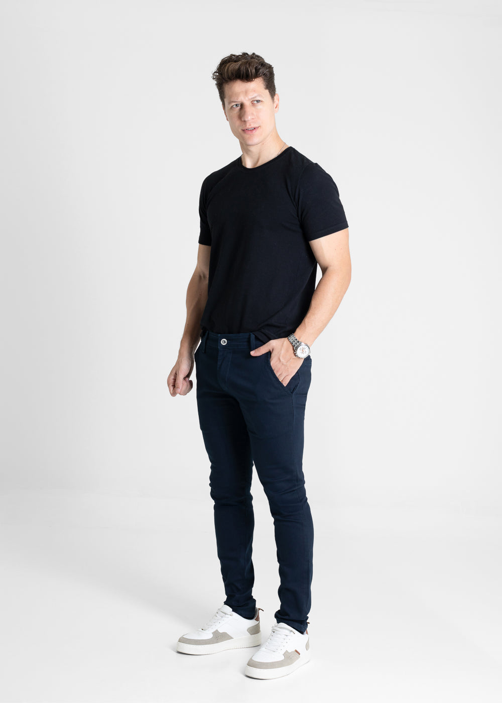 Calça Sarja Sawary Slim - 280538 AZUL