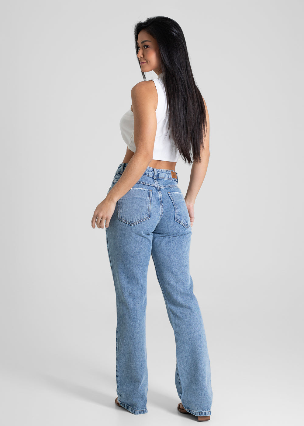 Calça Jeans Sawary Boot Cut - 280539 AZUL