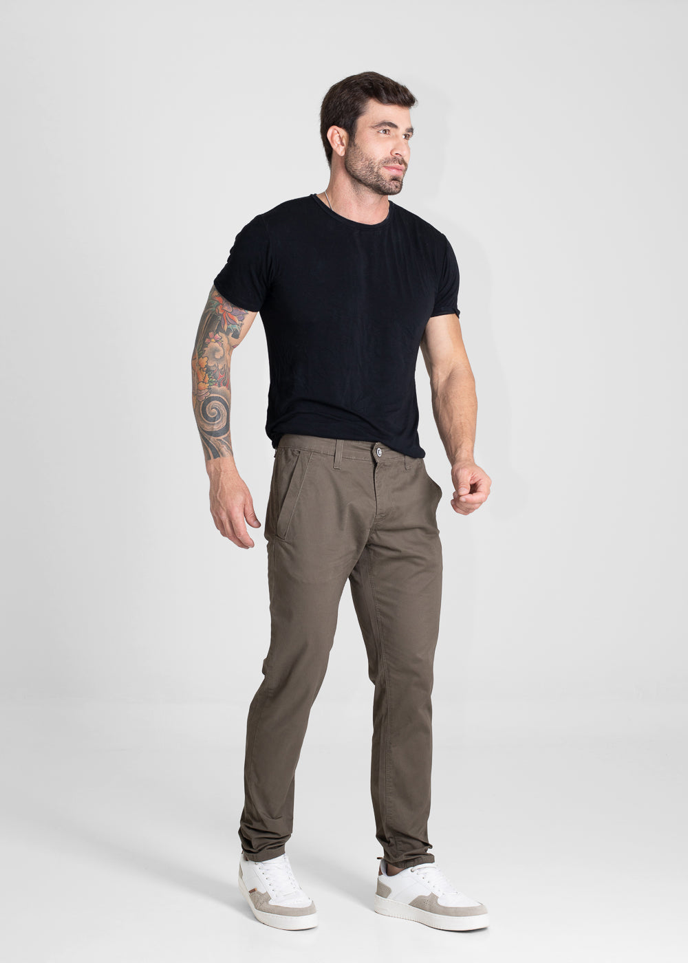 Calça Sarja Sawary Slim - 280556 VERDE