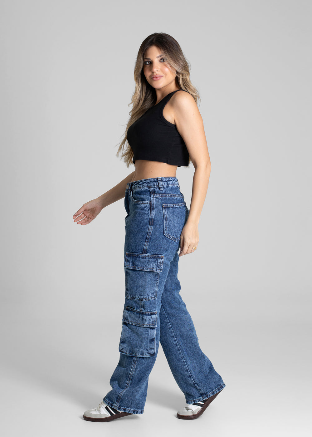Calça Jeans Sawary Reta Petit - 280599 AZUL