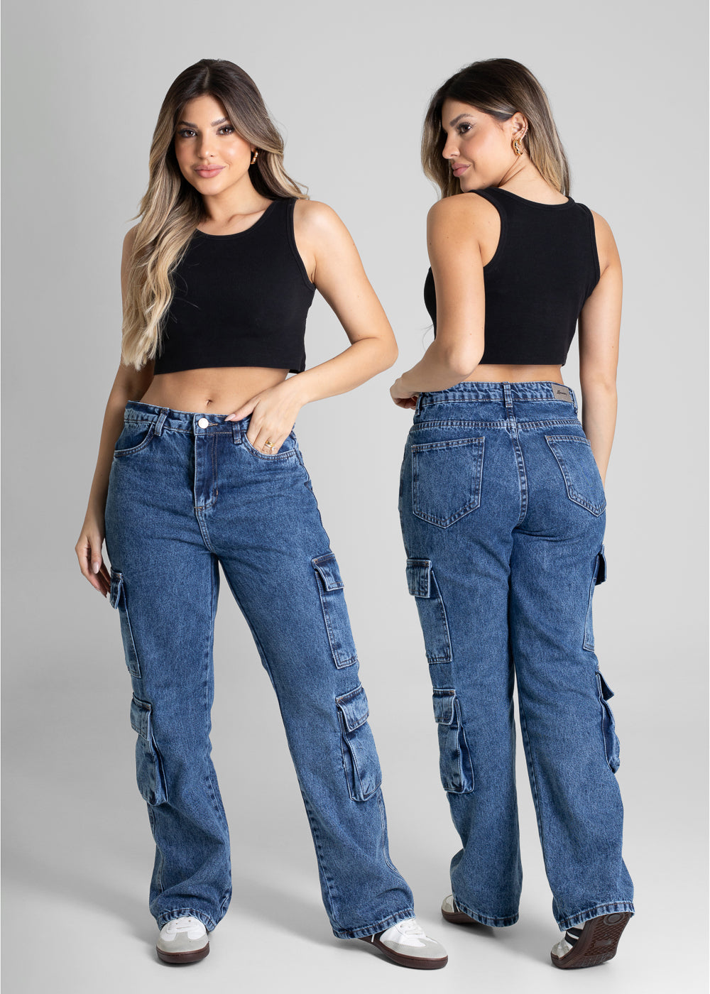 Calça Jeans Sawary Reta Petit - 280599 AZUL