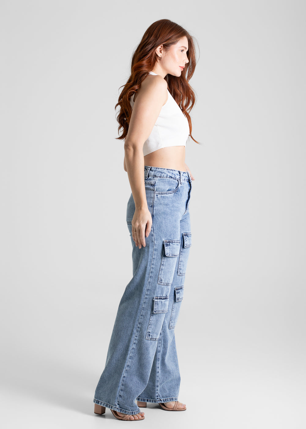 Calça Jeans Sawary Wide Leg - 280601 AZUL