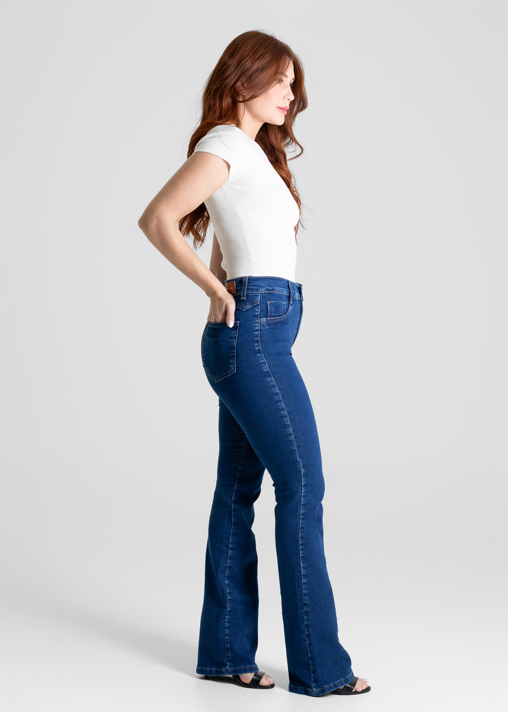 Calça Jeans Sawary Boot Cut - 280612 AZUL