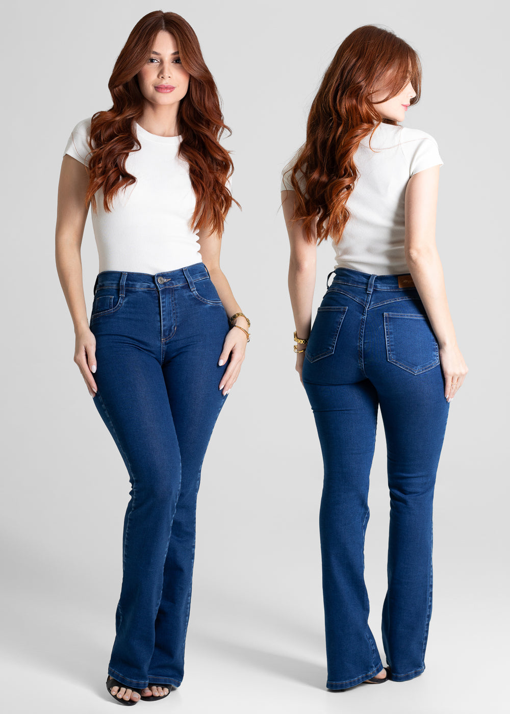 Calça Jeans Sawary Boot Cut - 280612 AZUL