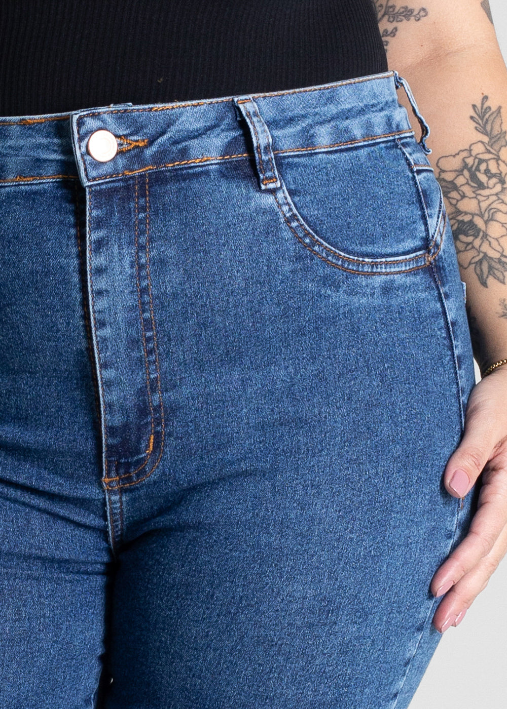 Calça Jeans Sawary Push Up Plus Size - 280613 AZUL