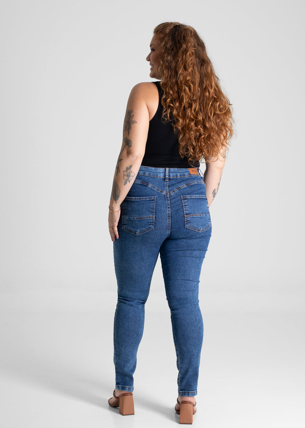 Calça Jeans Sawary Push Up Plus Size - 280613 AZUL