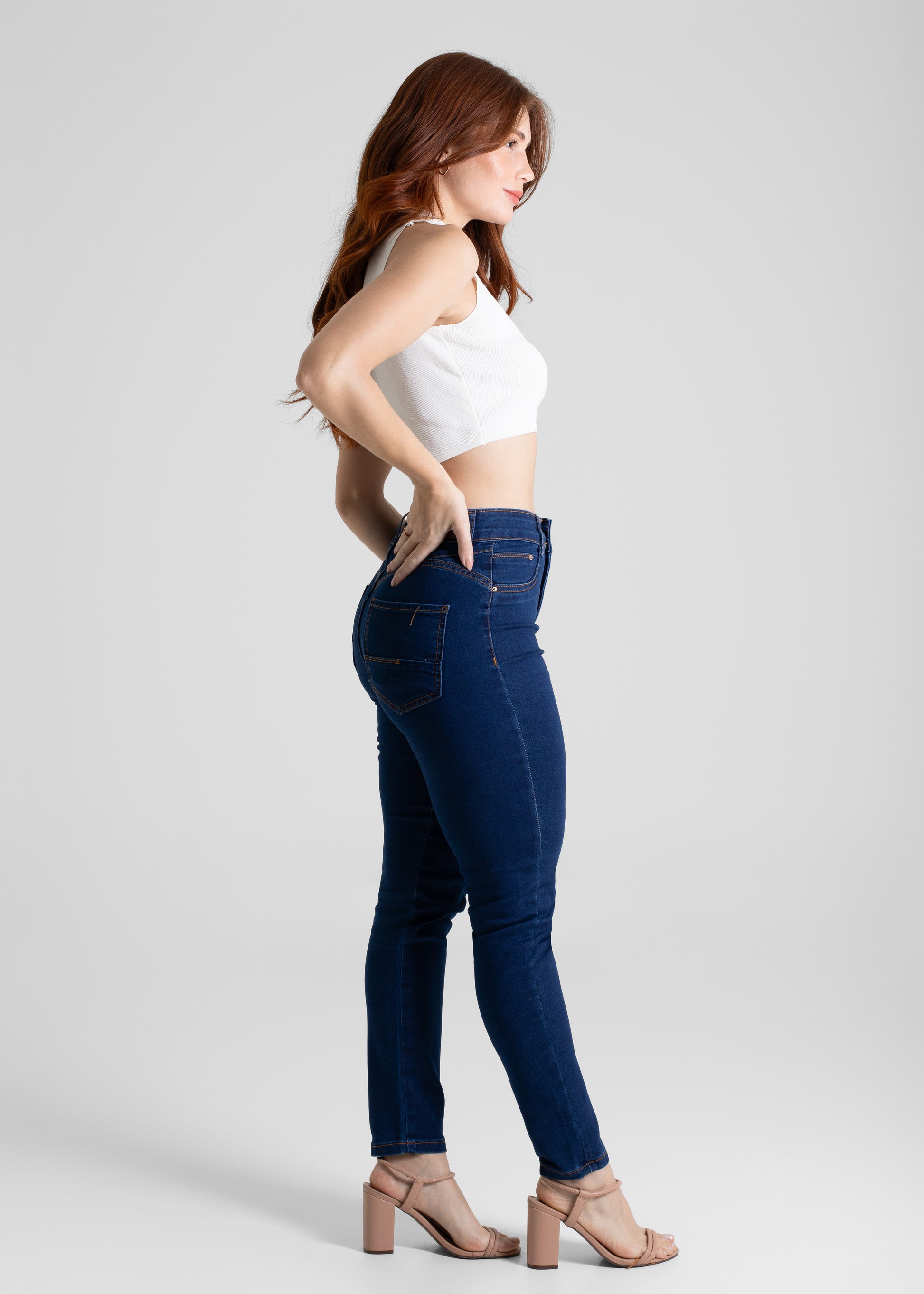 Calça Jeans Sawary Push Up - 280623 AZUL
