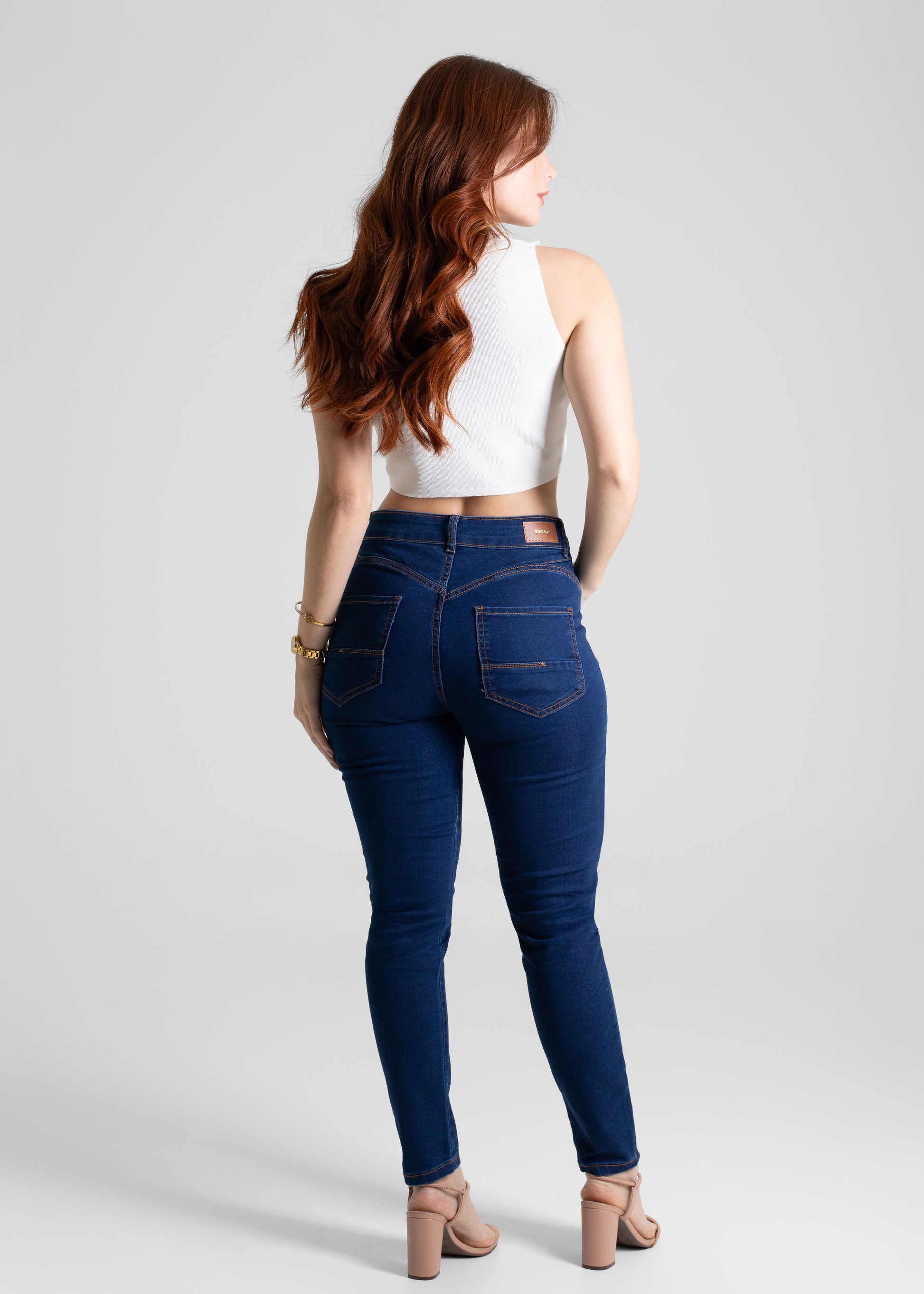 Calça Jeans Sawary Push Up - 280623 AZUL