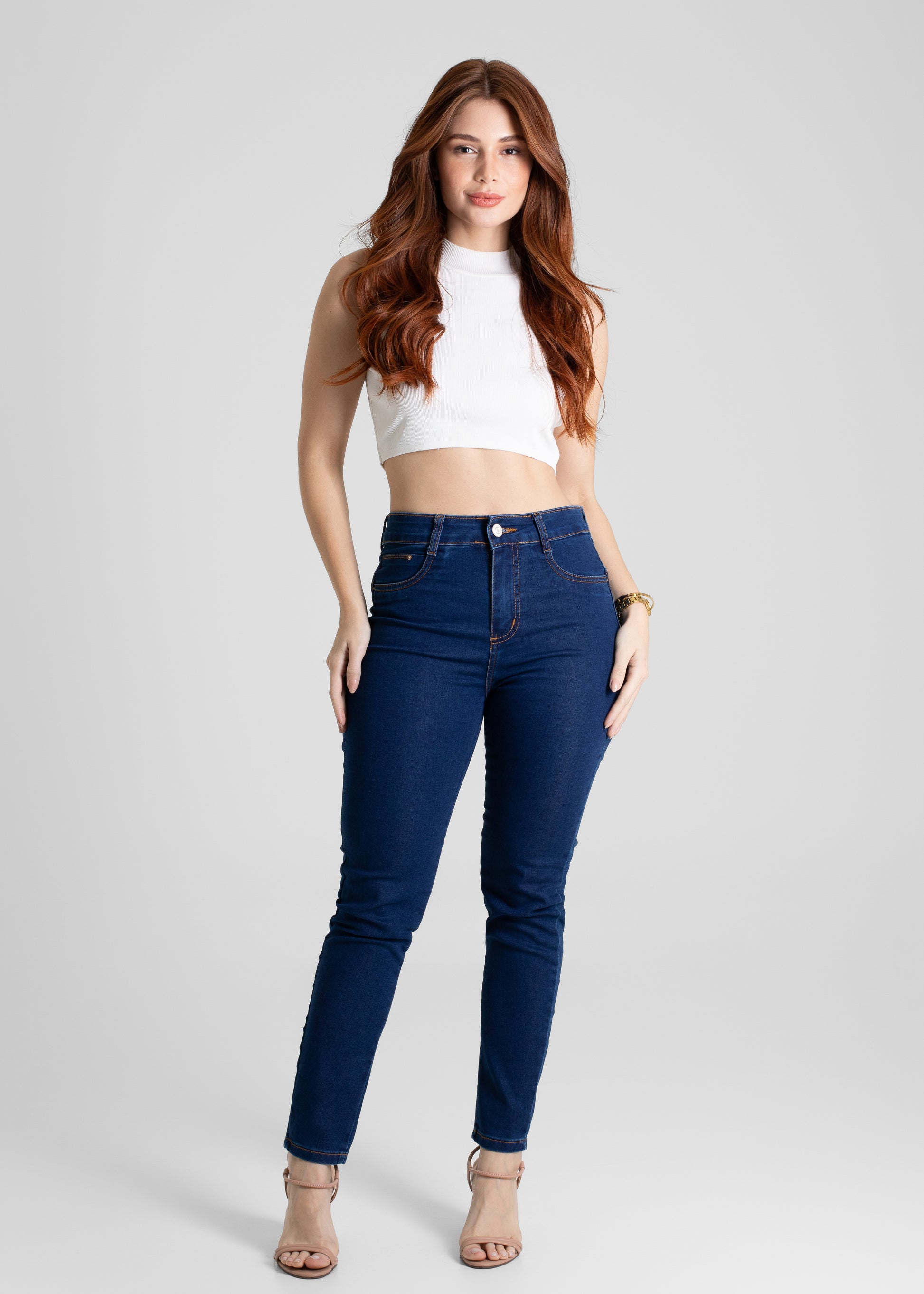 Calça Jeans Sawary Push Up - 280623 AZUL