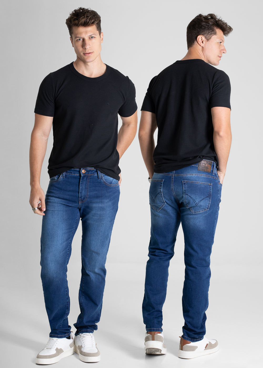 Calça Jeans Sawary Slim - 280631 AZUL