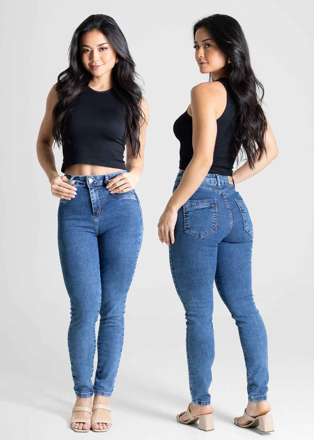 Calça Jeans Sawary Heart - 280633 AZUL