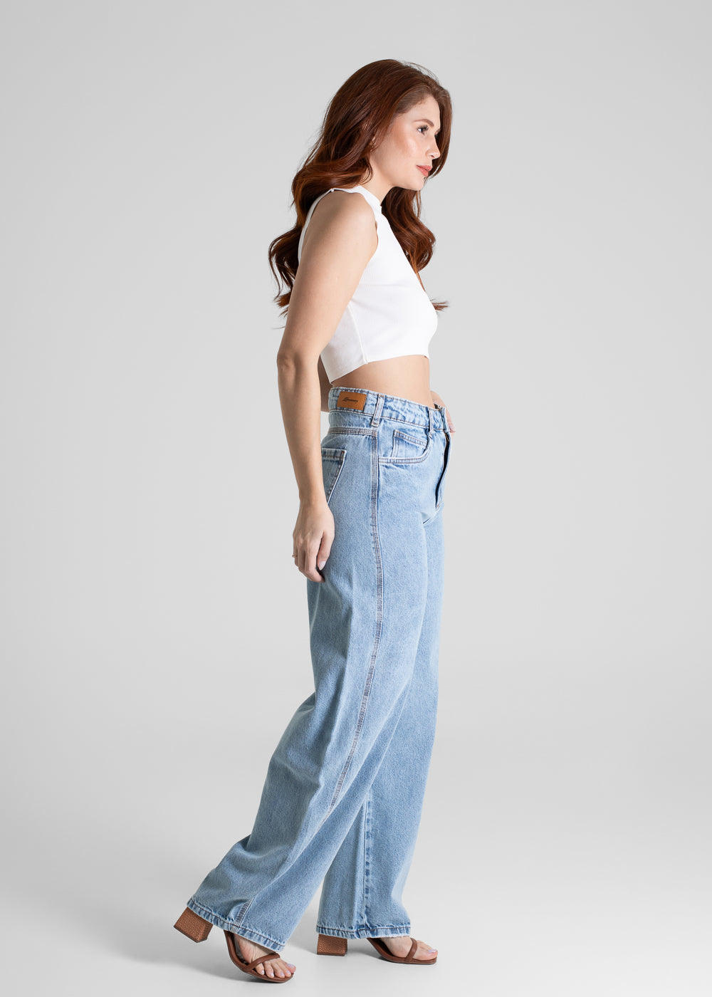 Calça Jeans Sawary Barrel - 280635 AZUL