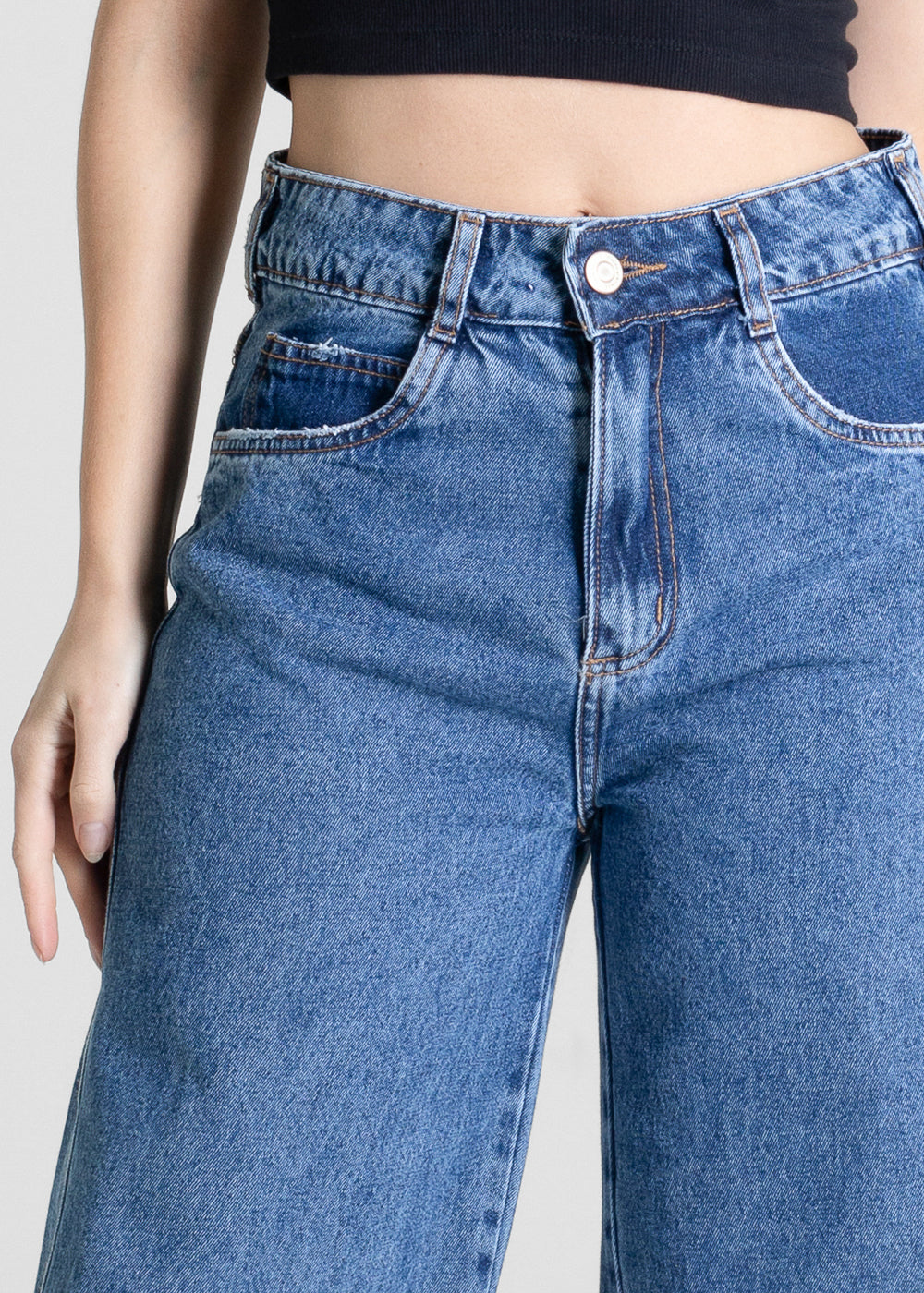 Calça Jeans Sawary Barrel - 280637 AZUL