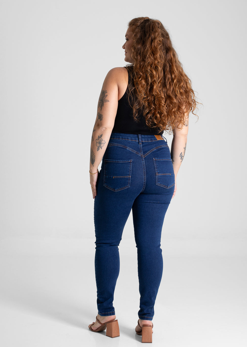 Calça Jeans Sawary Push Up Plus Size - 280642 AZUL
