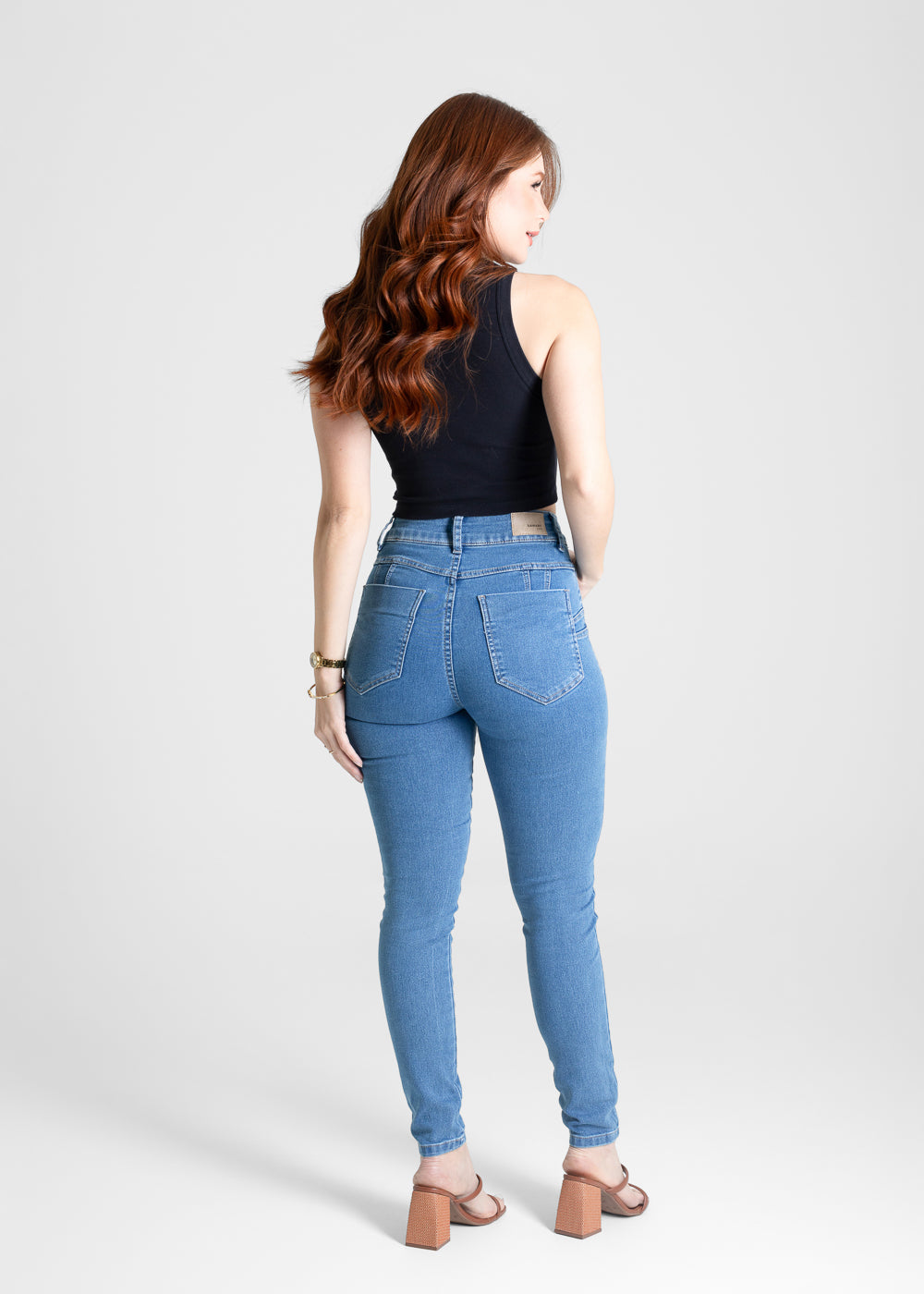 Calça Jeans Sawary Levanta Bumbum - 280643 AZUL