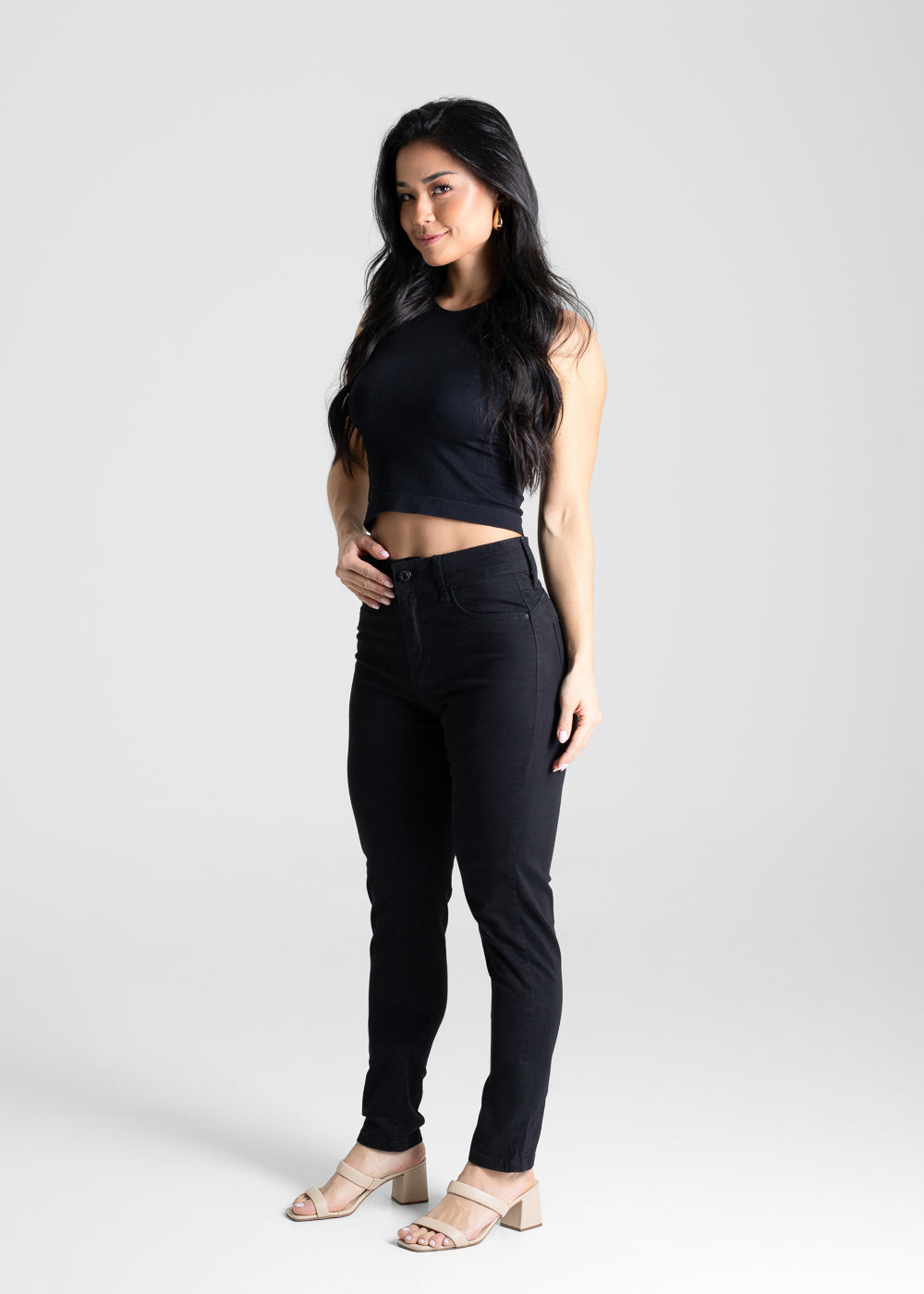 Calça Sarja Sawary Push Up - 280645 PRETO