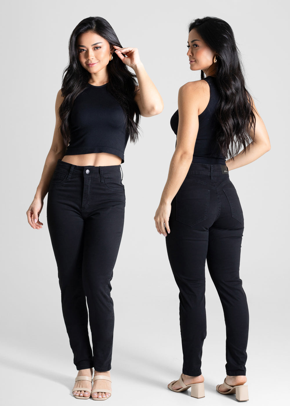 Calça Sarja Sawary Push Up - 280645 PRETO