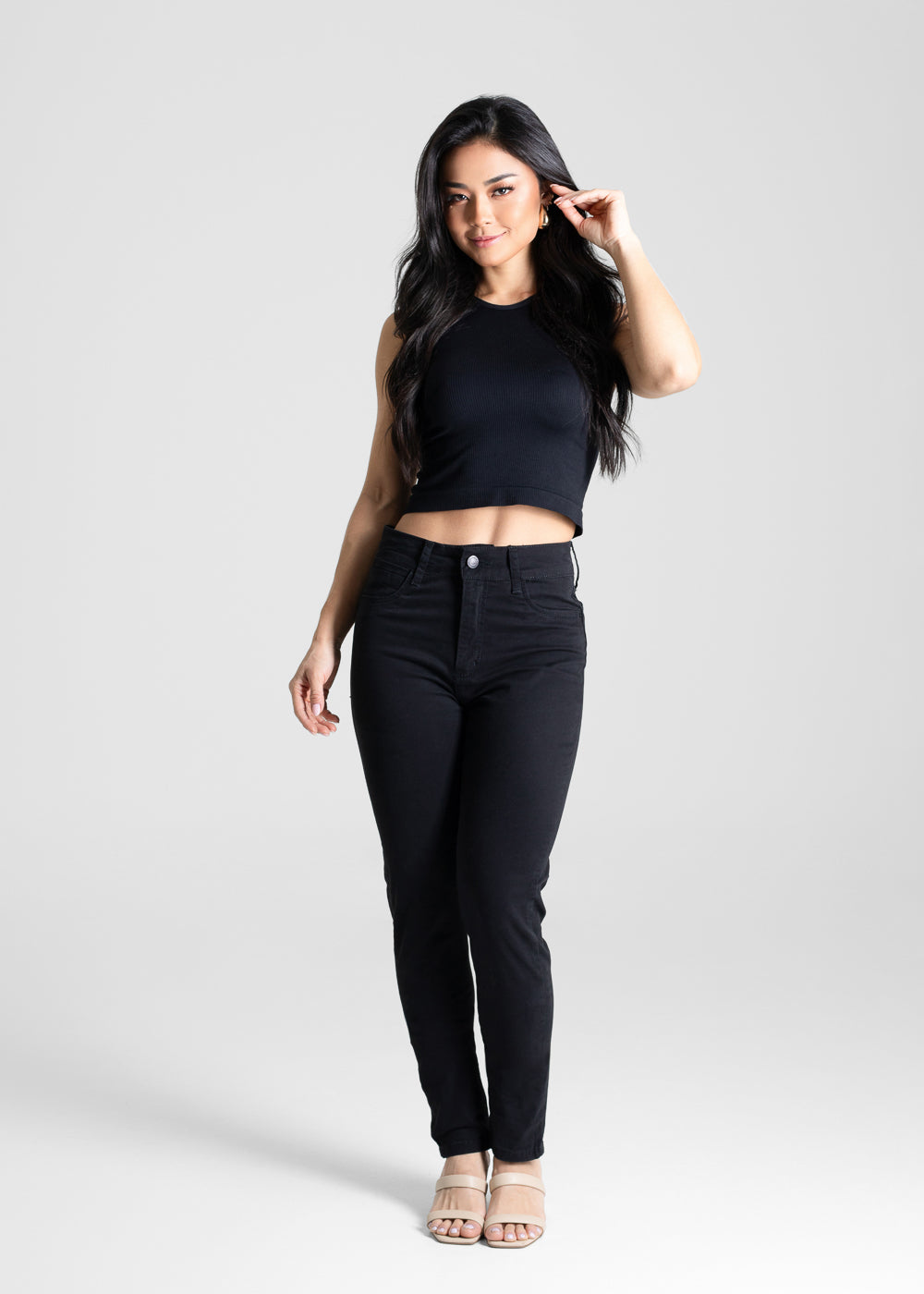 Calça Sarja Sawary Push Up - 280645 PRETO