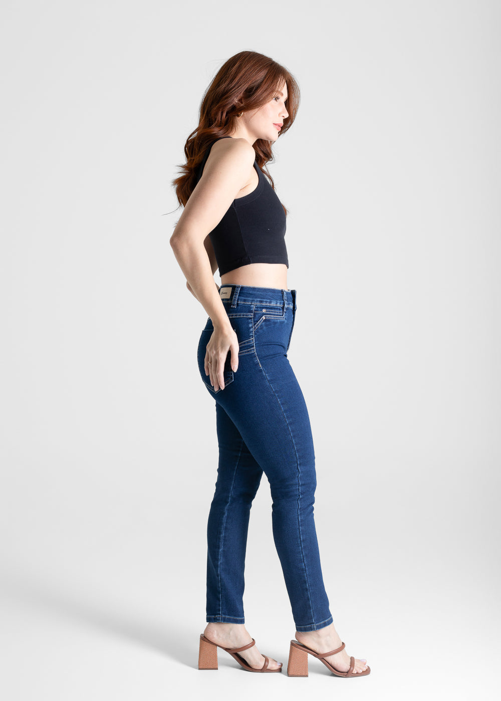 Calça Jeans Sawary Levanta Bumbum - 280647 AZUL