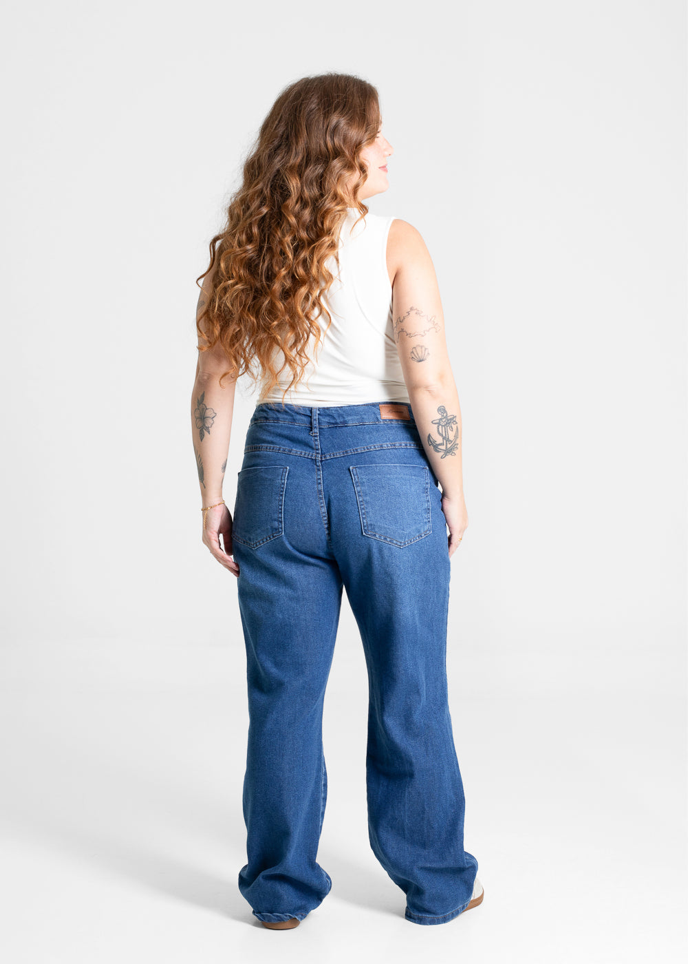 Calça Jeans Sawary Plus Size Petit - 280663 AZUL